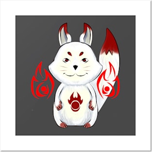 CUTE LITTLE FIRE FOX (not the browser) Posters and Art